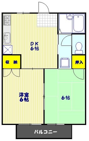 パークサイドシャトレWS-Aの物件間取画像